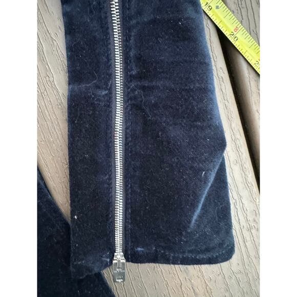 Rag & Bone Velvet Skinny Jeans, Ankle Zip, Skinny Midrise - Picture 7 of 12